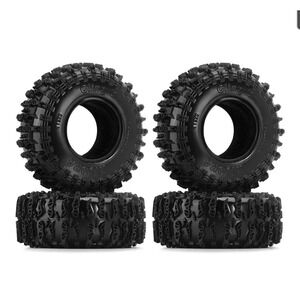 Injora 1.3 Inch Swamp Wheel Tire 70x26-R1.3 T1320 Set Professional Tires New
